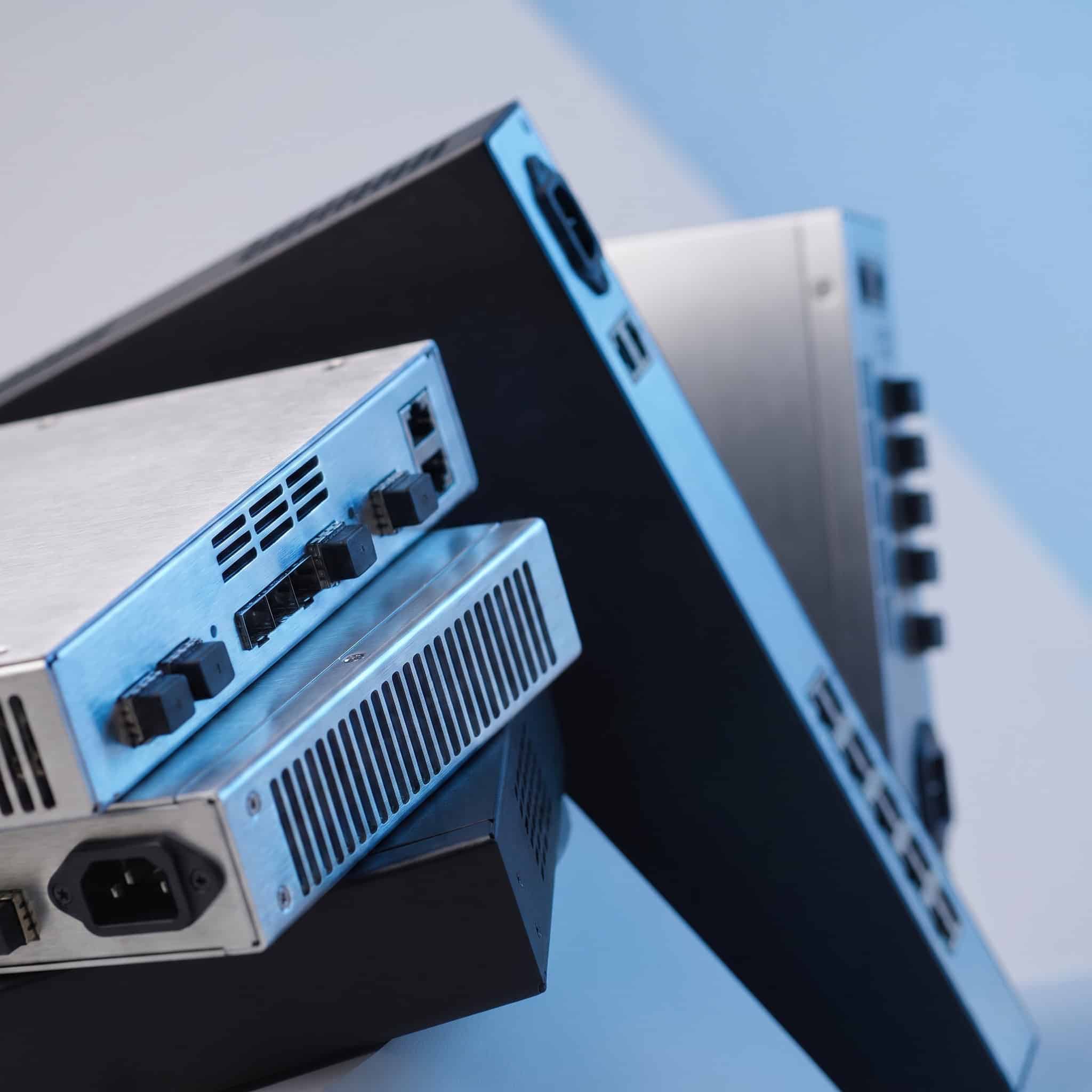 Industrial network hardware and electronic components prepared for integration